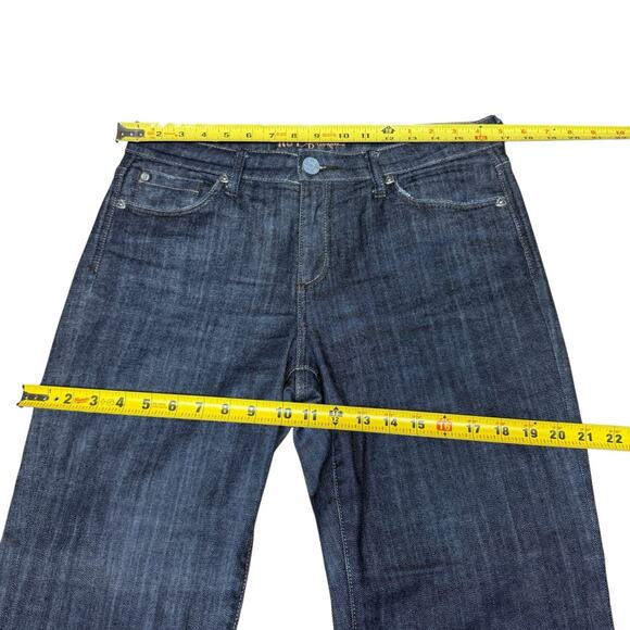 Kut From The Kloth Jeans Boot Cut Dark Wash Blue Denim Womens Size 10 KP011EQMCK - Picture 9 of 11